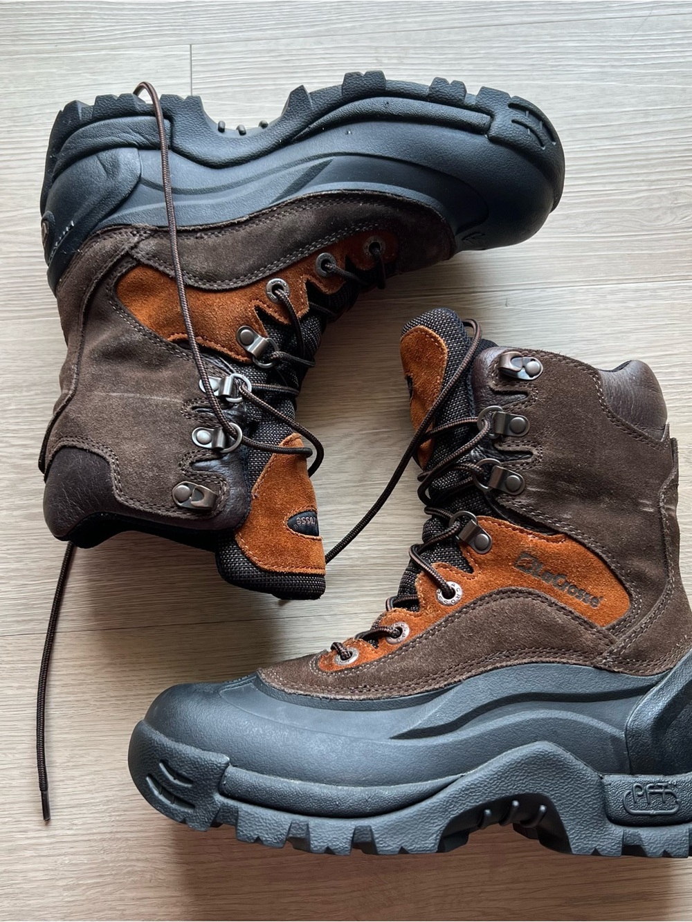Lacrosse Brown Suede Hiking Boots - Picture 2 of 8